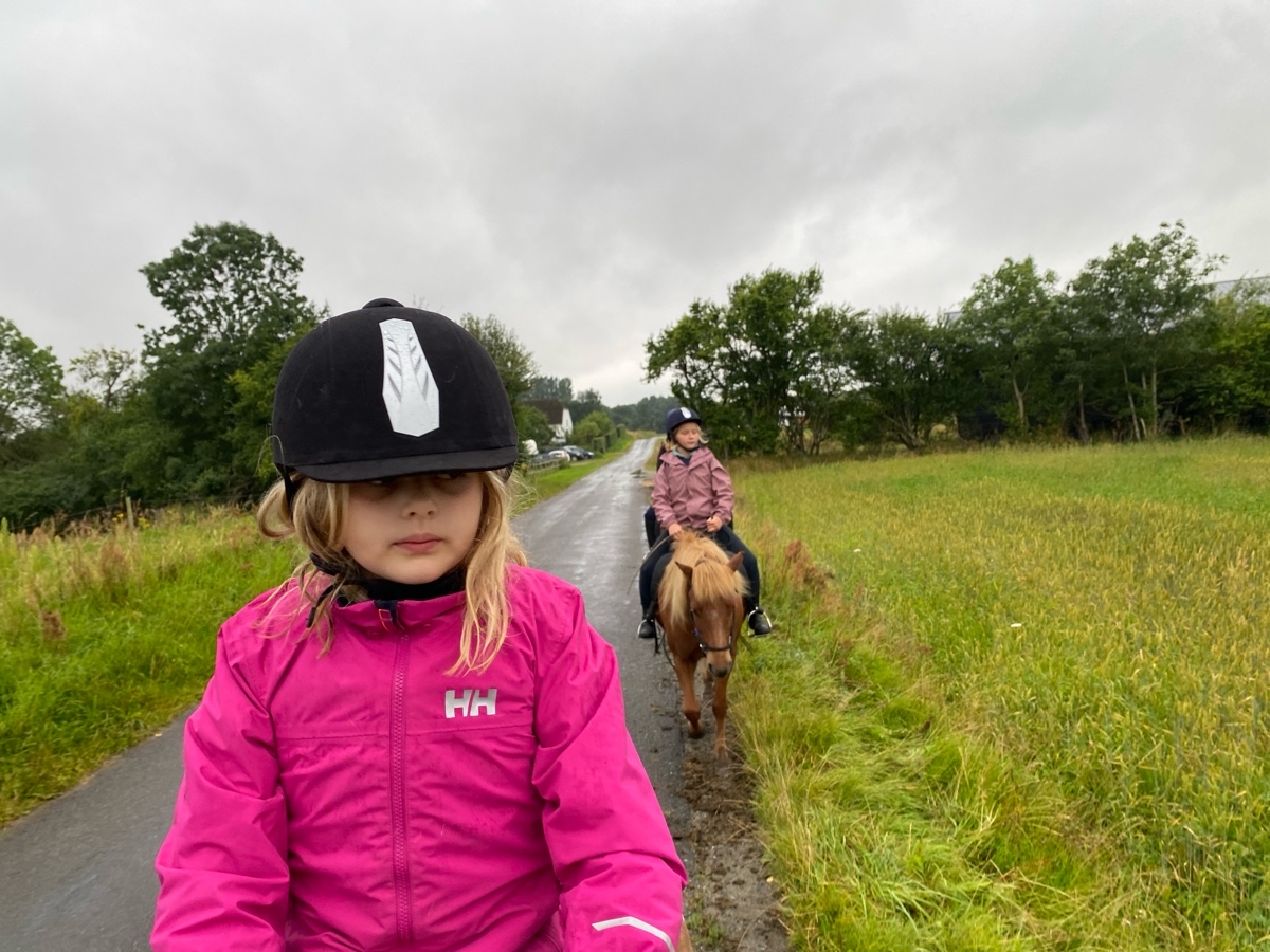 Sidste ridetur med ridelejren uge 32