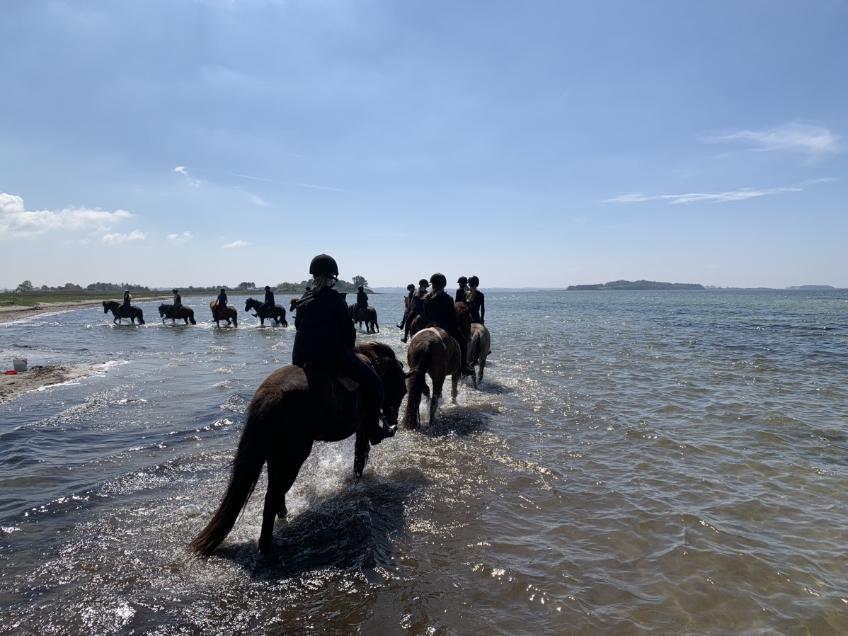 Strandturen med pumpestationen